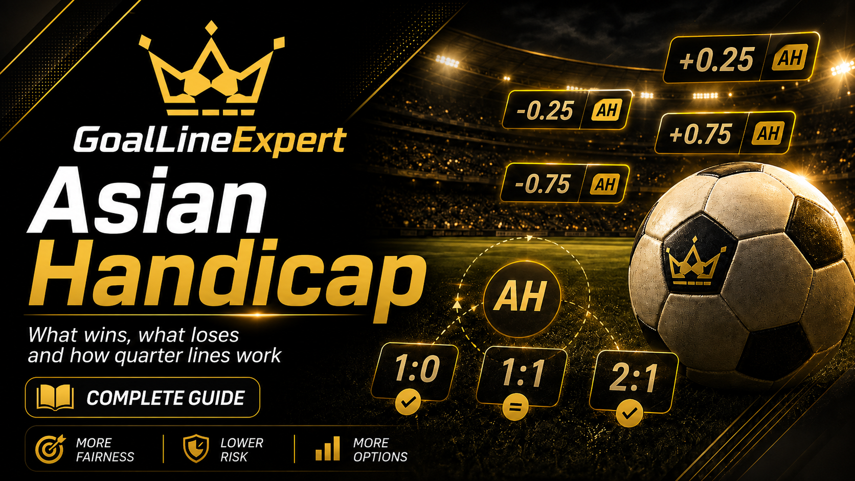 Asian Handicap: Complete Guide with Examples and Quarter Lines